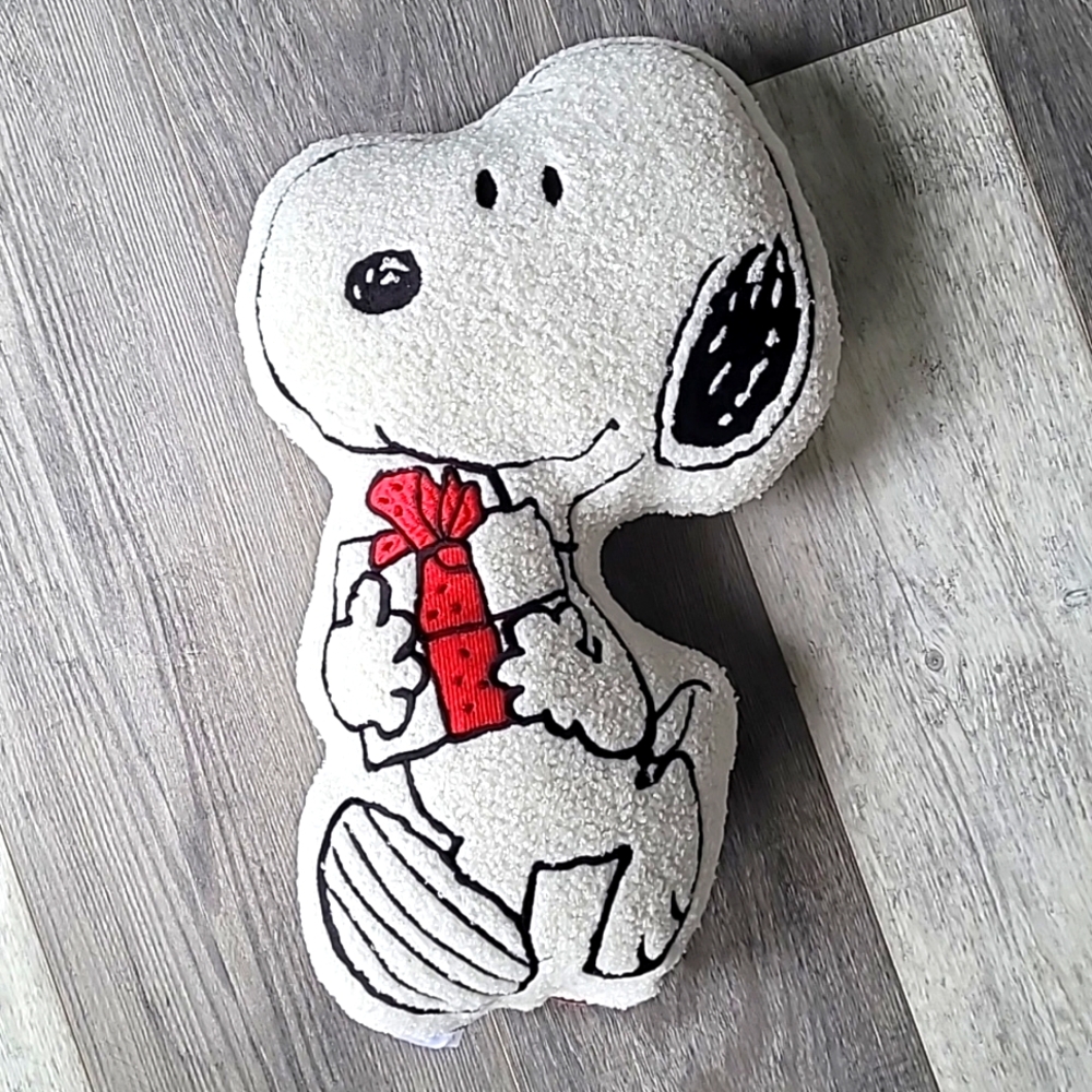🌲NWT🌲Peanuts Snoopy Sherpa Decorative Pillow, 12 x 17 inch